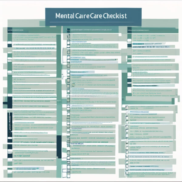 Mental Care Checklist